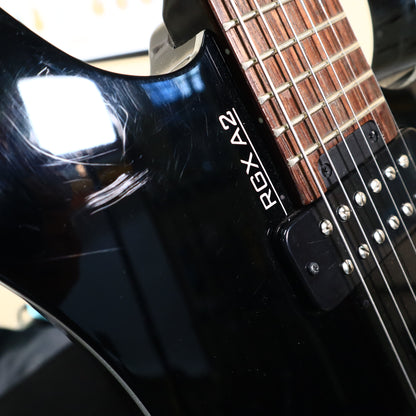 Yamaha RGX A2 2009 Black Guitar Light Up Knobs
