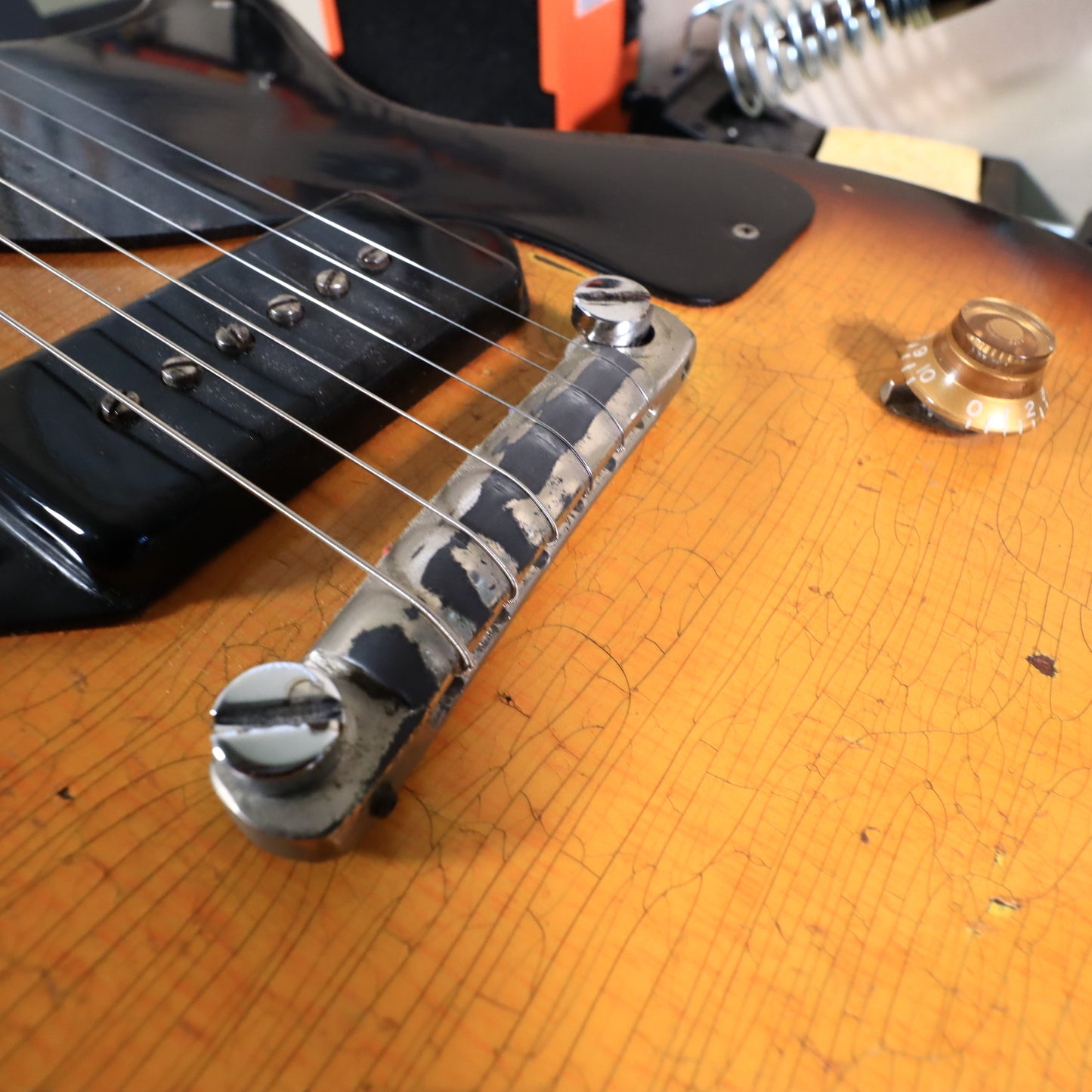 1958 Gibson Les Paul Junior Jr. Electric Guitar Sunburst