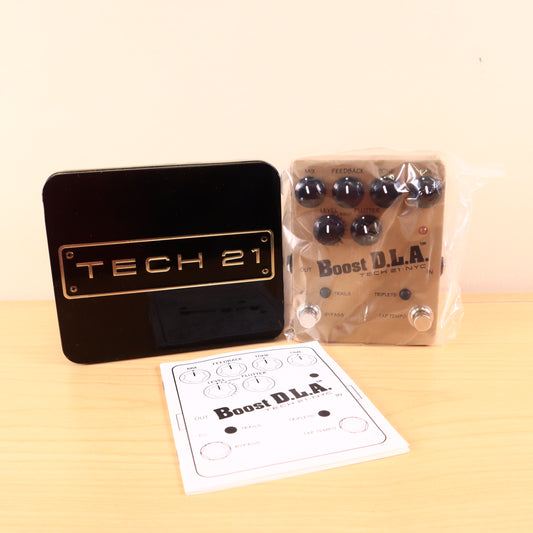 Tech 21 NYC Boost DLA Analog Delay Pedal Original Box