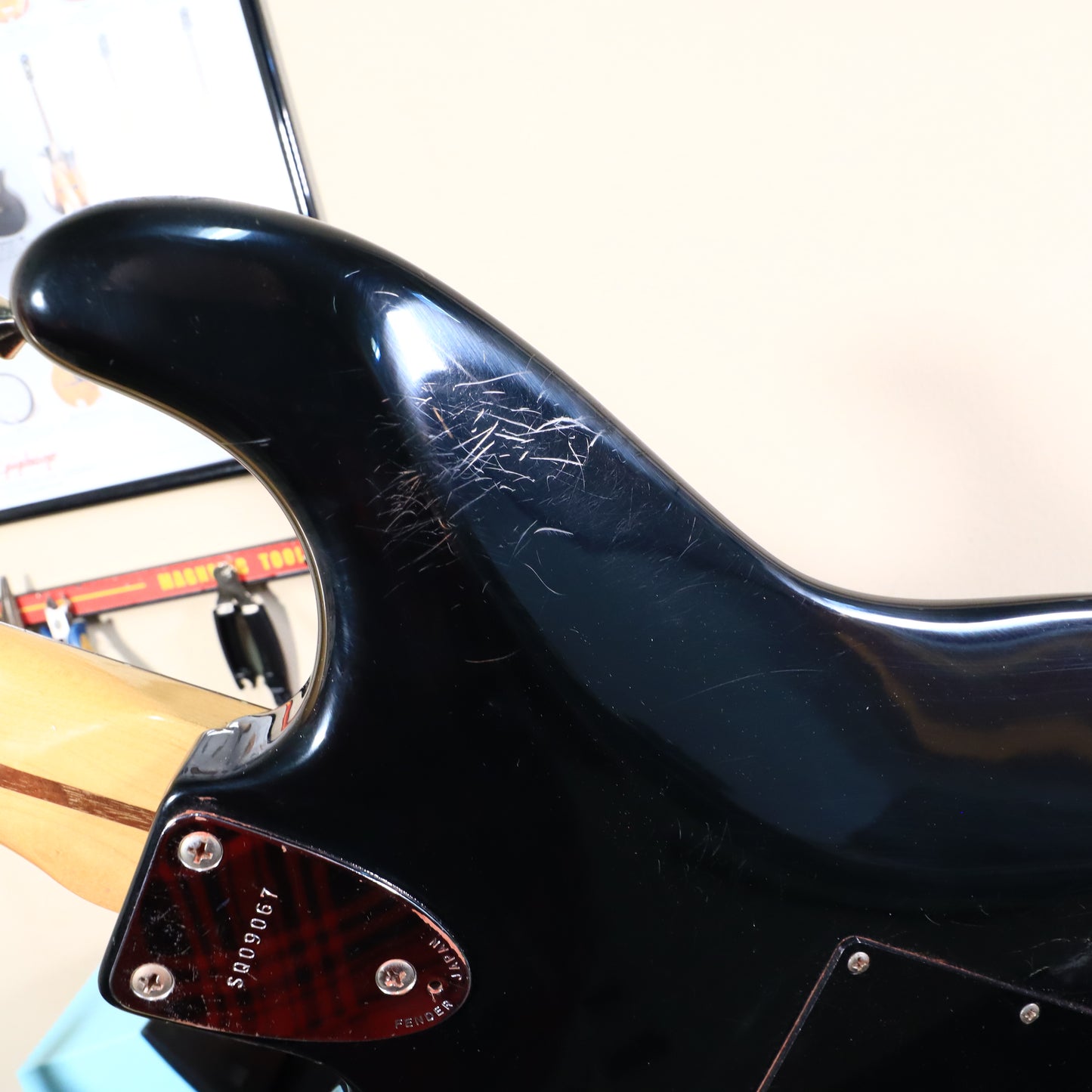 Squier by Fender '72 Reissue Stratocaster MIJ, Fujigen '83-'84 Black