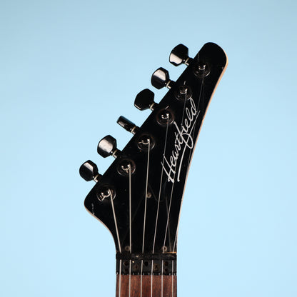 Heartfield Fender Talon Electric Guitar Black Chopped Headstock