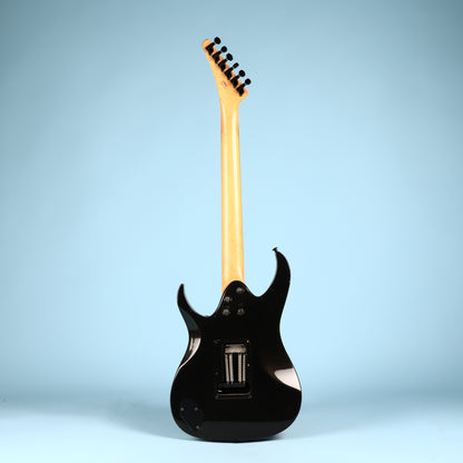 Heartfield Fender Talon Electric Guitar Black Chopped Headstock