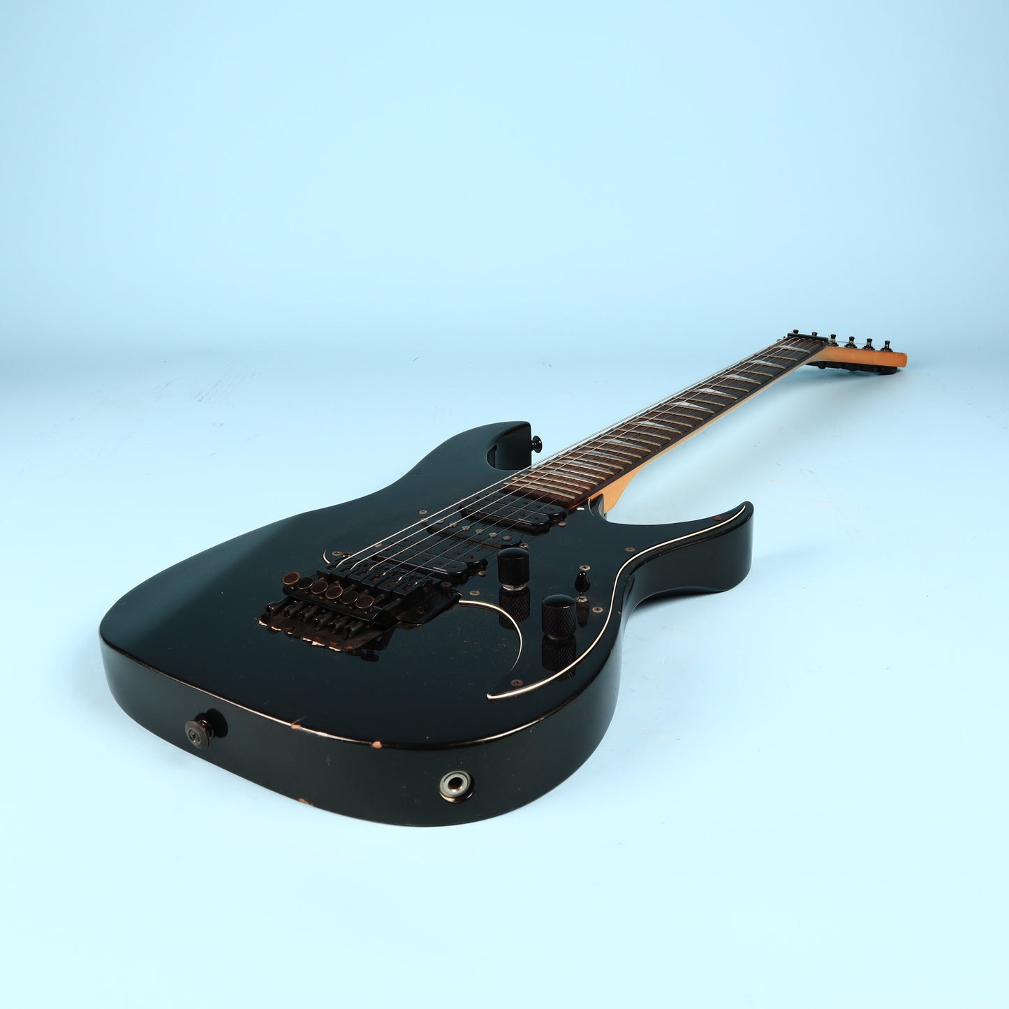 Heartfield Fender Talon Electric Guitar Black Chopped Headstock