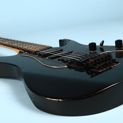Heartfield Fender Talon Electric Guitar Black Chopped Headstock