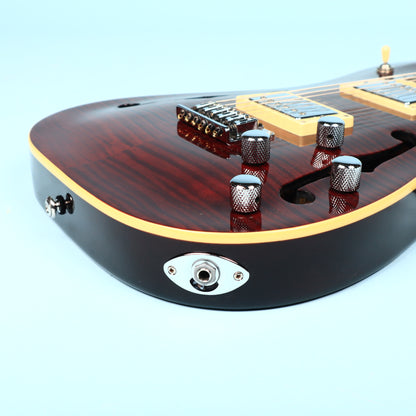 2005 Schecter CSH-12 12-String Semi-Hollow Guitar Crimson Red