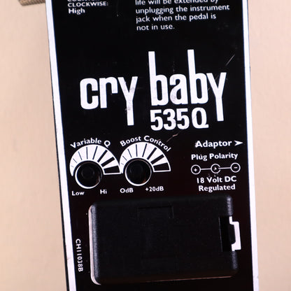 Jim Dunlop 535Q Cry Baby Multi-Wah Guitar Effects Pedal