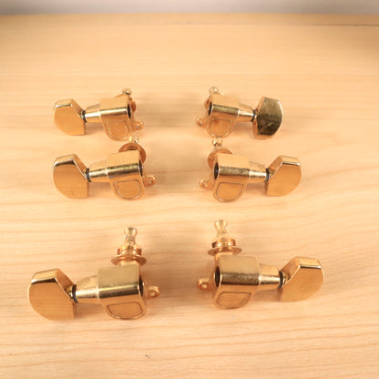 1970s 80s 3x3 Schaller West Germany Guitar Tuner Gold Finish