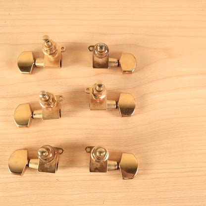 1970s 80s 3x3 Schaller West Germany Guitar Tuner Gold Finish