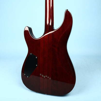 2003 Schecter C-1 Classic Diamond Vine Inlays Antique Amber
