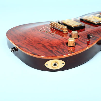 2003 Schecter C-1 Classic Diamond Vine Inlays Antique Amber