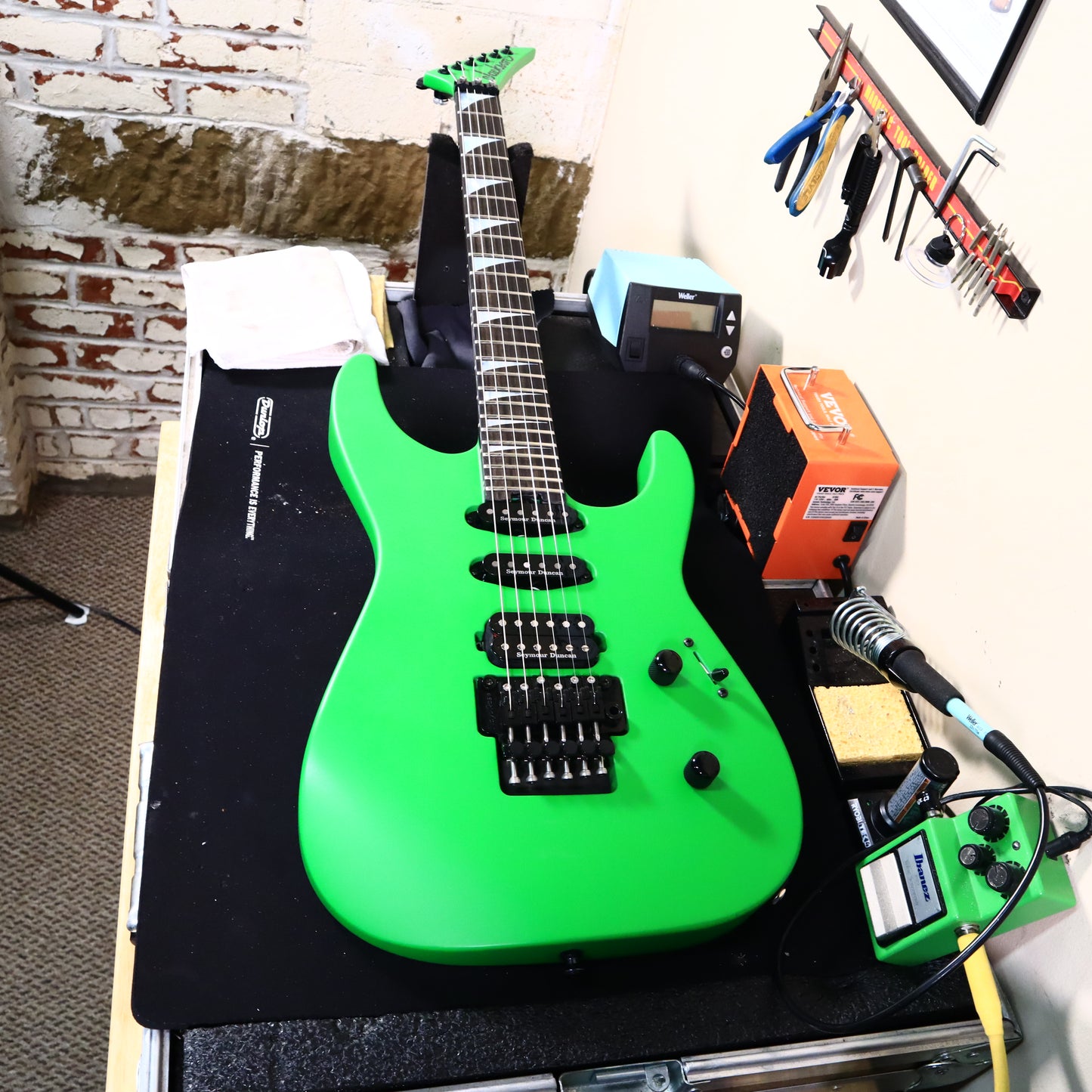 2023 Jackson USA American Series Soloist SL3 Satin Slime Green