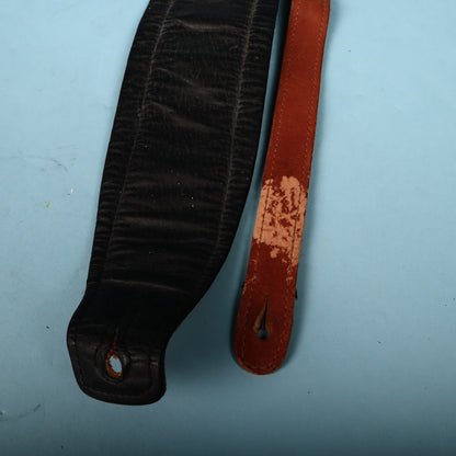 Levy's MSS1Z Leather Bass Guitar Padded Strap