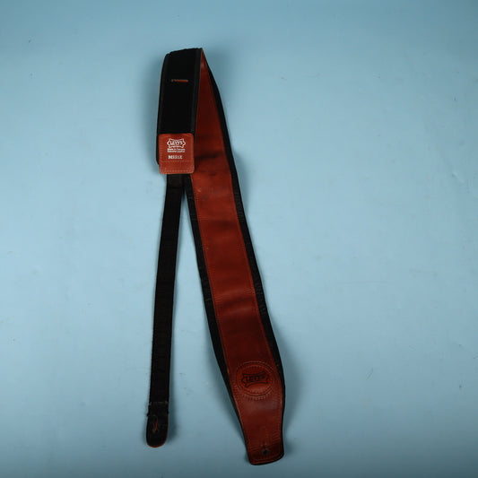 Levy's MSS1Z Leather Bass Guitar Padded Strap