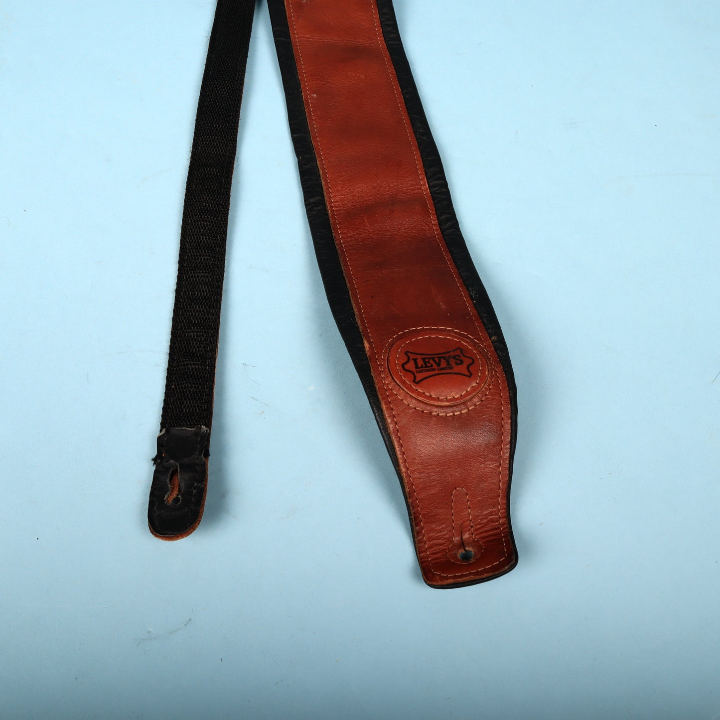 Levy's MSS1Z Leather Bass Guitar Padded Strap