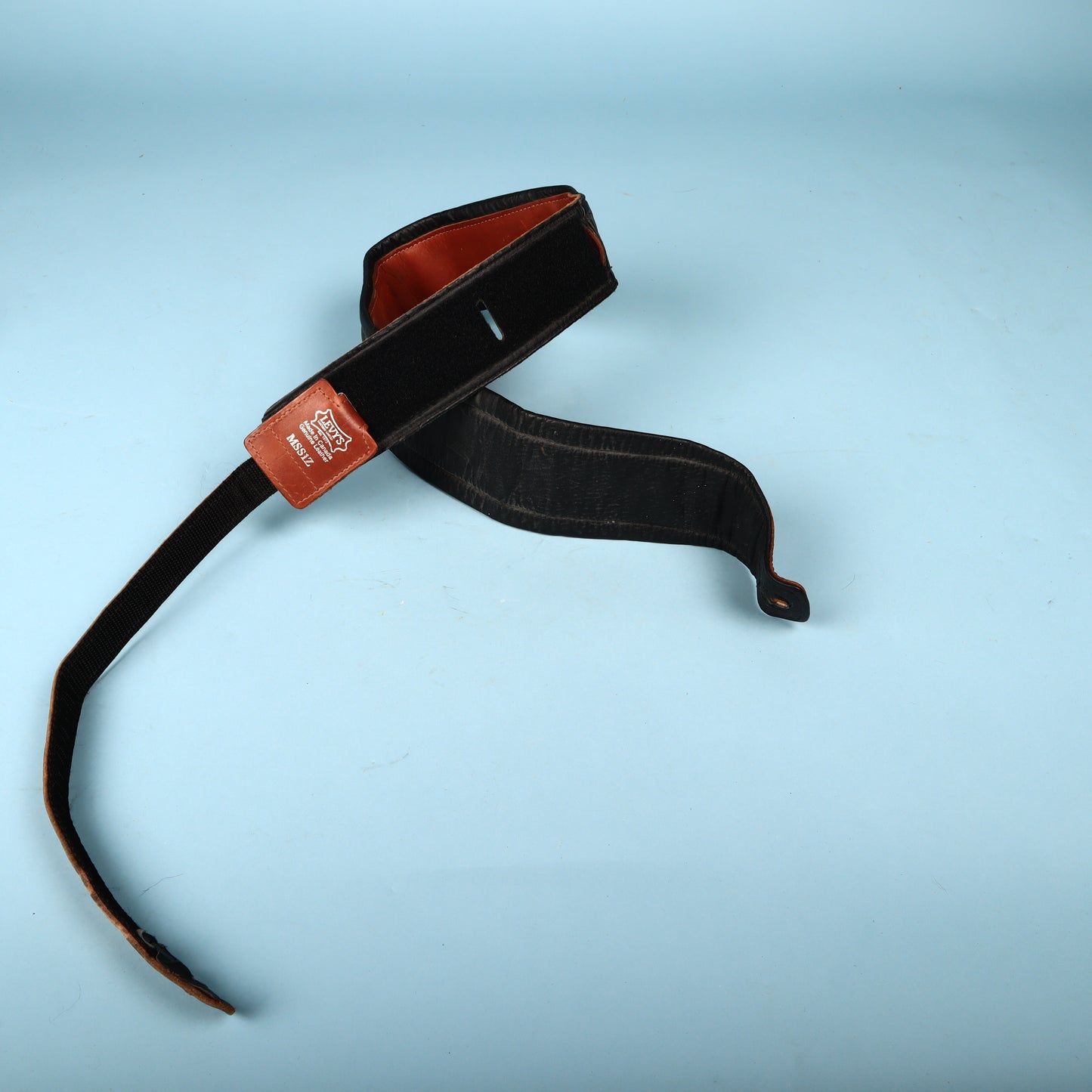 Levy's MSS1Z Leather Bass Guitar Padded Strap