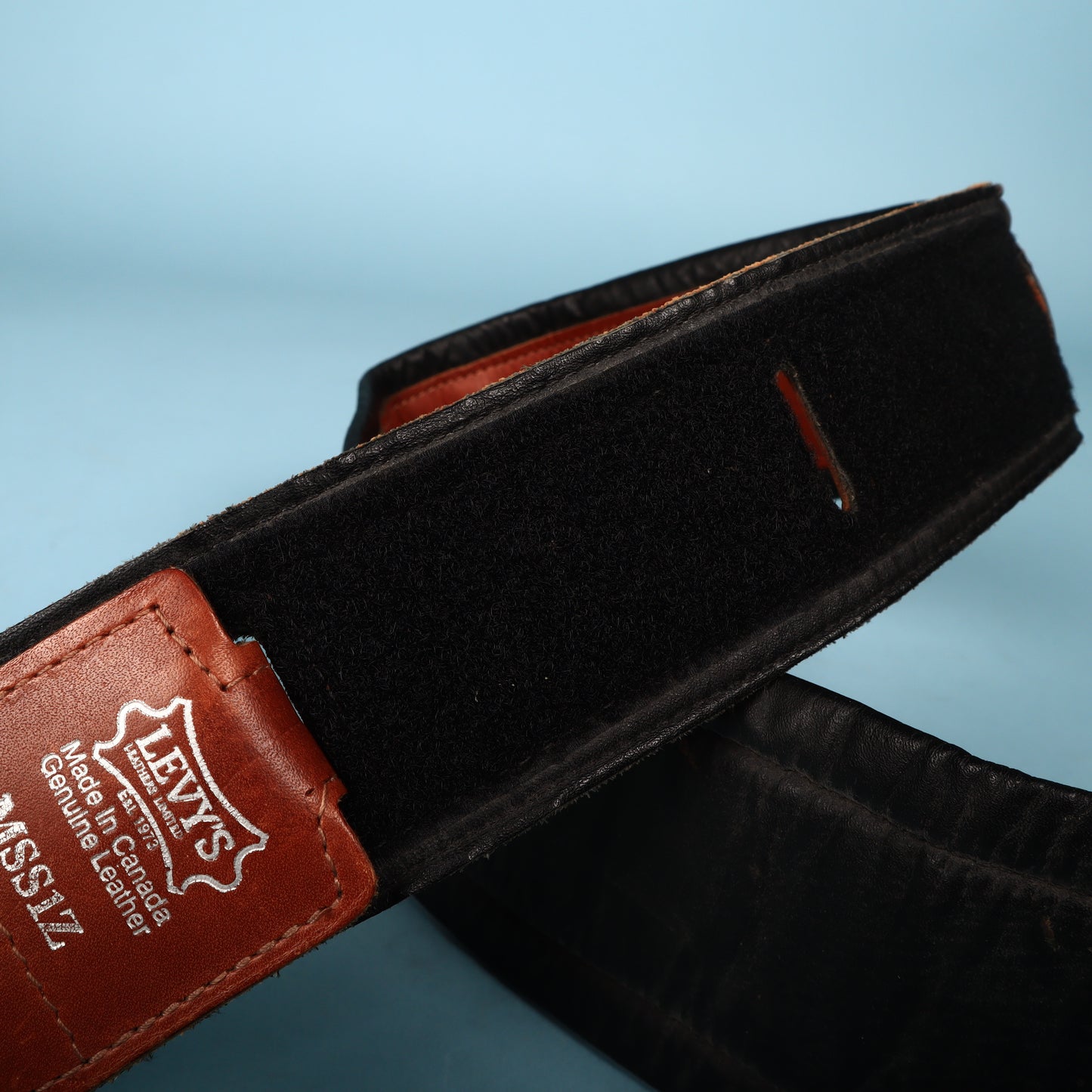 Levy's MSS1Z Leather Bass Guitar Padded Strap