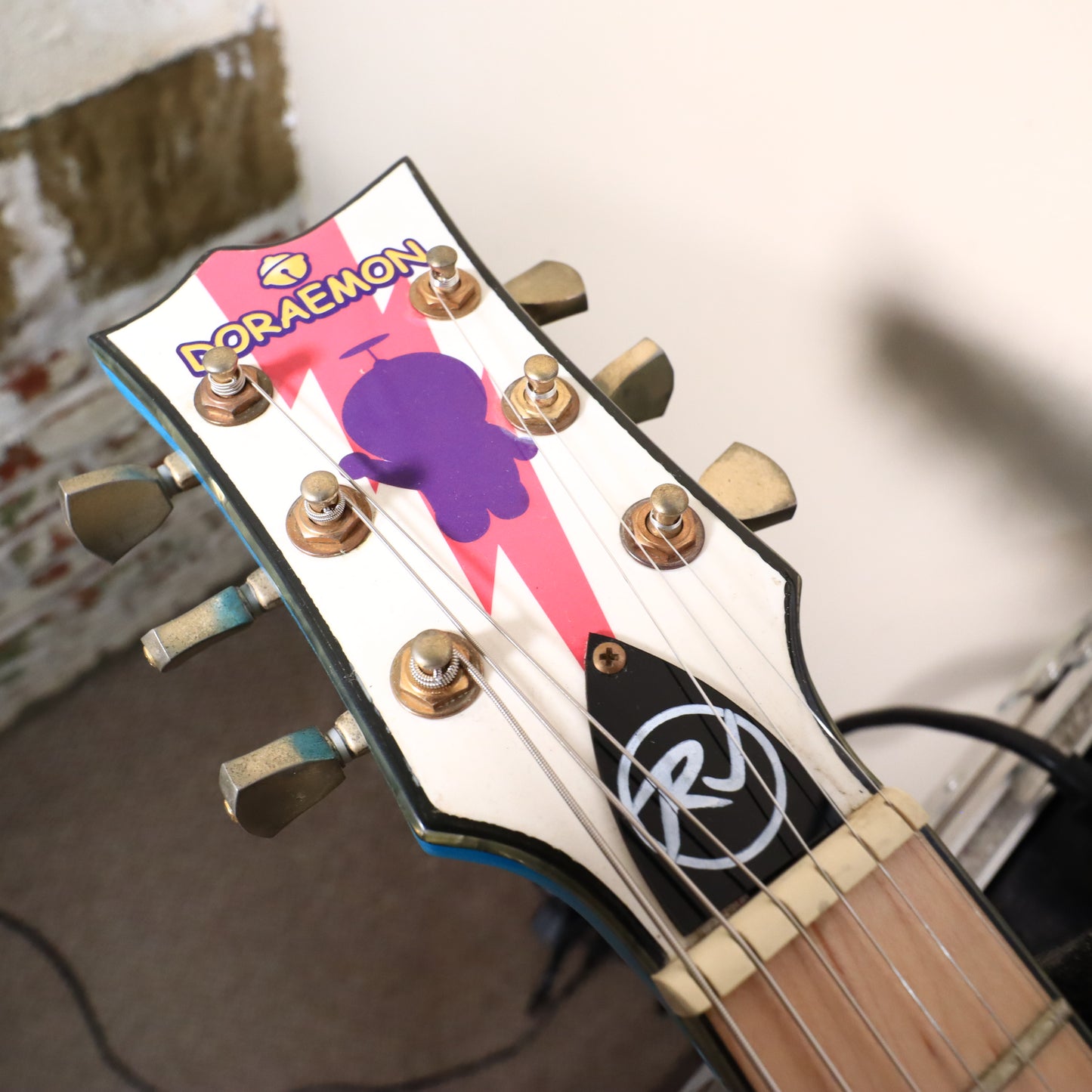 Doraemon by ESP Japan 80th Anniversary Solid Body Blue