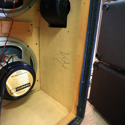 Vintage Marshall 4x12 1970s Rola Cabinet Slant Cab England