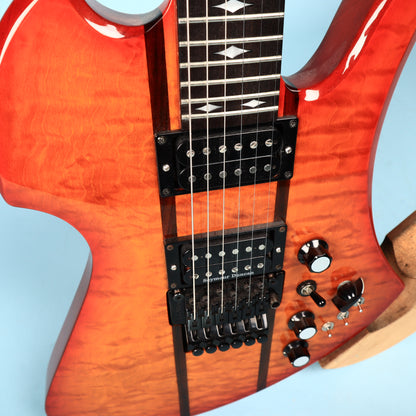 2008 B.C. Rich Mockingbird ST Floyd Rose Electric Guitar Honey Burst