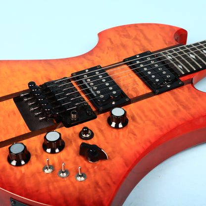 2008 B.C. Rich Mockingbird ST Floyd Rose Electric Guitar Honey Burst