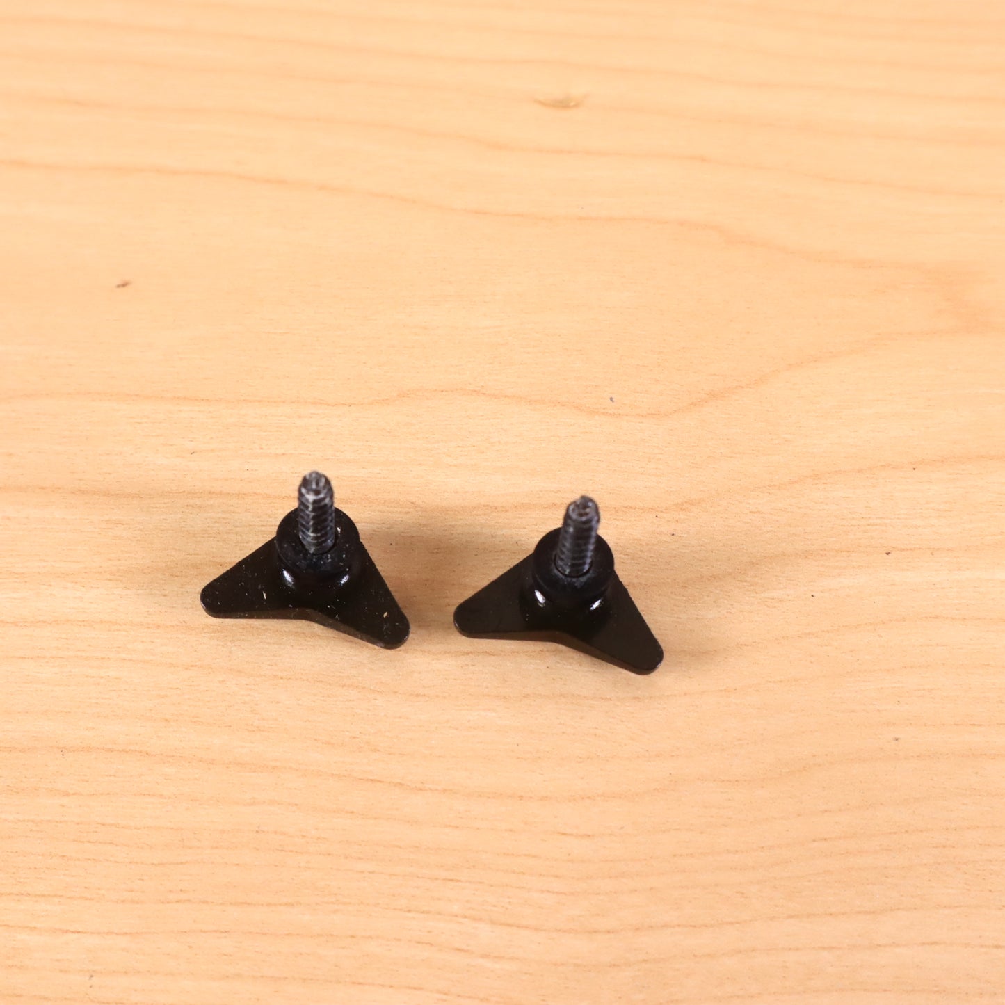 Vintage 1986 Ibanez Japan Roadstar II Boomerang V black strap buttons Pair (2)