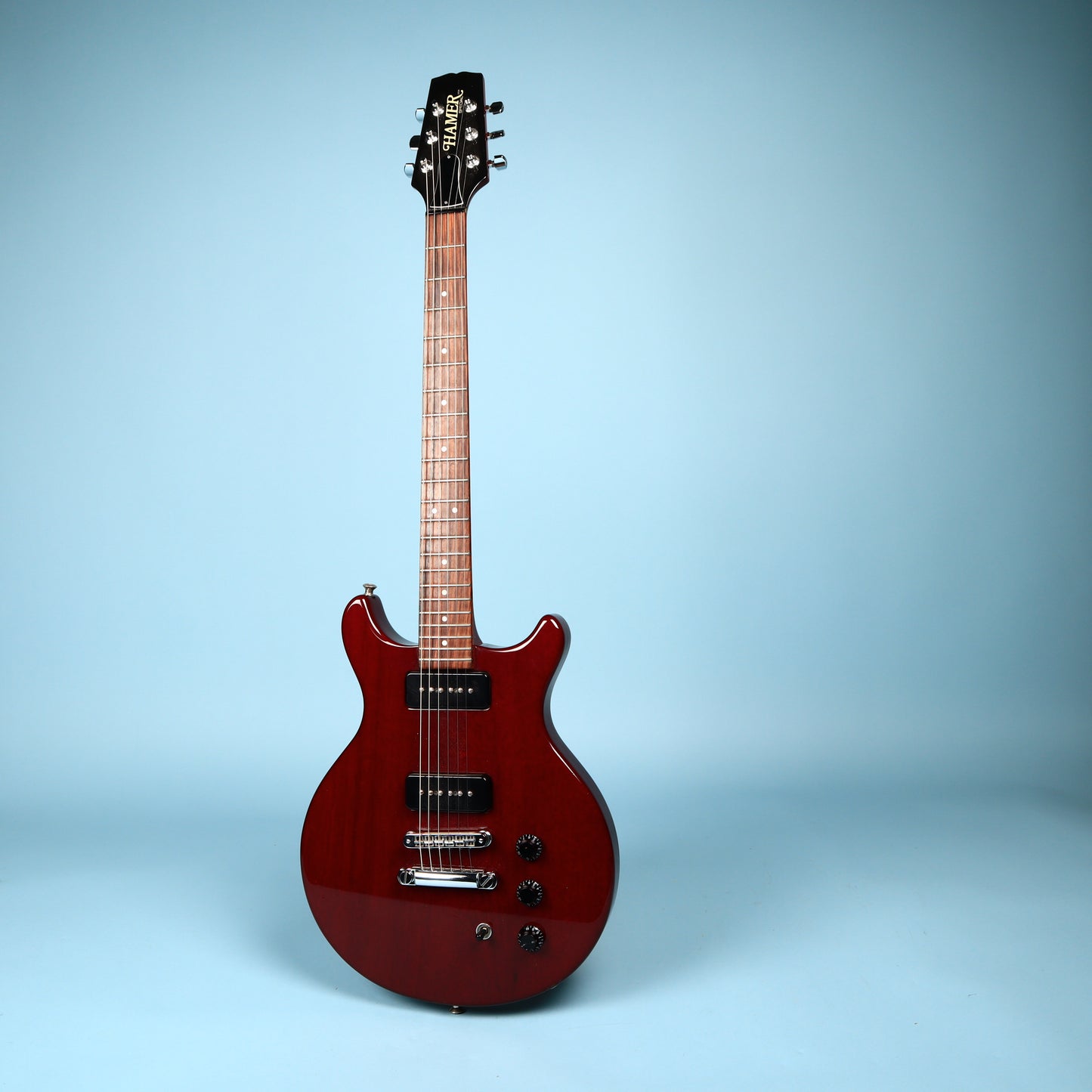 1992 Hamer Special P90 USA Cherry Electric Guitar