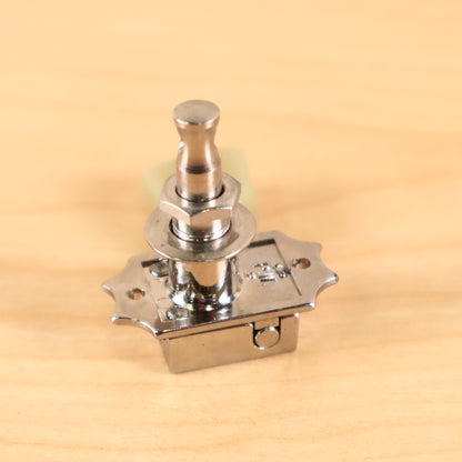 (1) Gibson Deluxe Guitar Tuner P. W. Chrome Bass Side