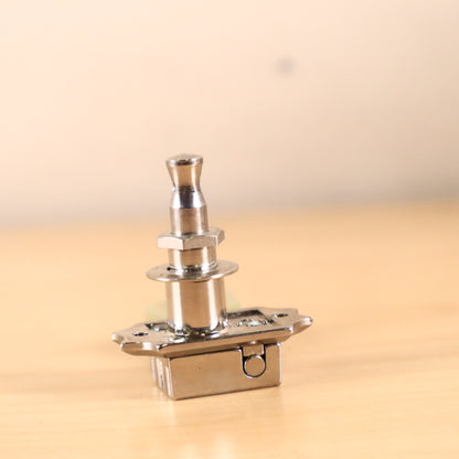 (1) Gibson Deluxe Guitar Tuner P. W. Chrome Bass Side
