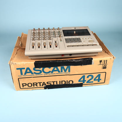 Tascam Portastudio 424 4-Track Cassette Multi-Track Recorder