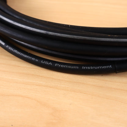 Neutrik 1/4" TS Angle Silent Plug PROformance USA 19Ft Guitar Cable