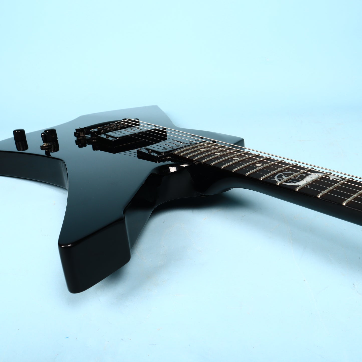 LTD by ESP SnakeByte Black Gloss James Hetfield Electric Guitar