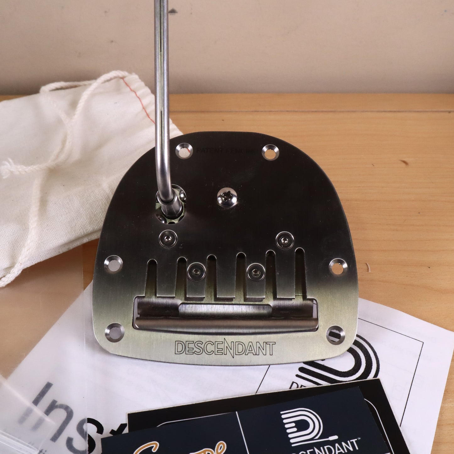 Swope Guitars Descendant Vibrato Left Handed Brushed Aluminum