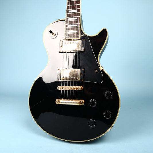 1989 Epiphone Les Paul Custom LPC-80 Open Book Ebony 1st Year