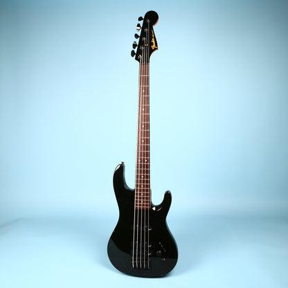 1991 Fender HM Bass Blackstone Black Fleck Finish V 5 String