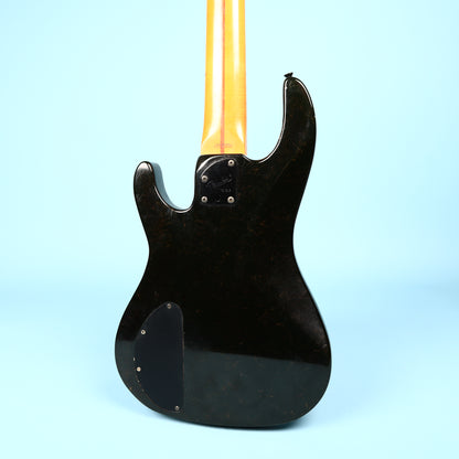 1991 Fender HM Bass Blackstone Black Fleck Finish V 5 String