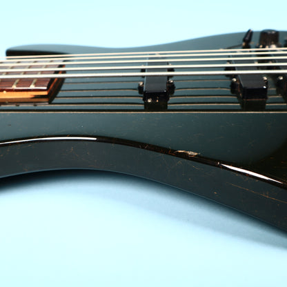1991 Fender HM Bass Blackstone Black Fleck Finish V 5 String