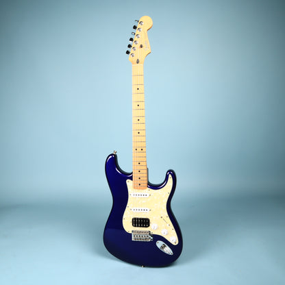 2000 Fender Stratocaster Mexico HSS Fat Strat Midnight Blue Purple