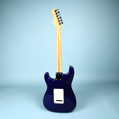 2000 Fender Stratocaster Mexico HSS Fat Strat Midnight Blue Purple