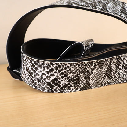 1980s RARE Doctor Song Snake Skin Guitar Strap Excellent Condition
