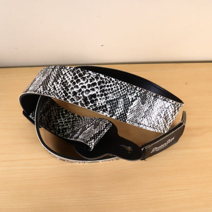 1980s RARE Doctor Song Snake Skin Guitar Strap Excellent Condition