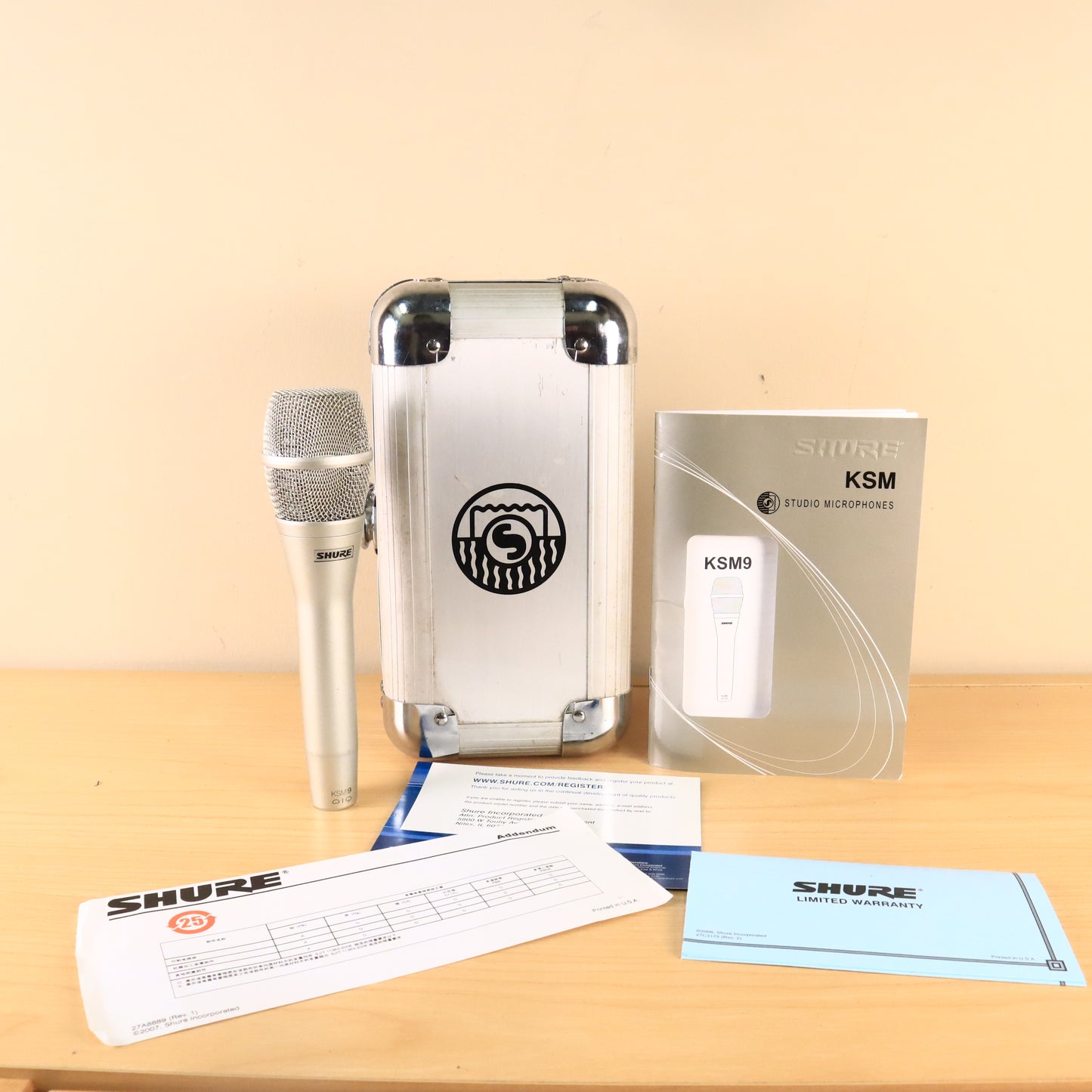 Shure KSM9 Microphone Dual Diaphragm Condenser Mic Studio