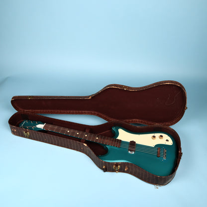 Vintage Silvertone (Kay) 1413L Alligator Chipboard Case