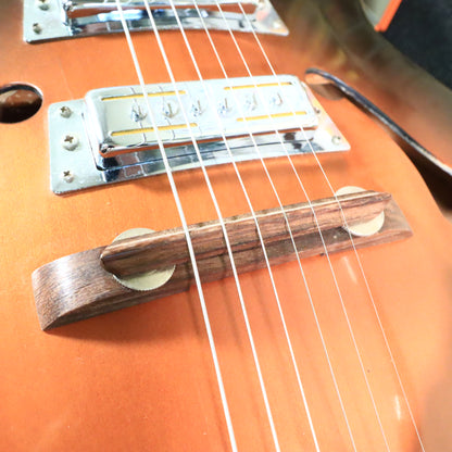 '60s Decca Teisco Hollowbody Sunburst 3 Pickup DMI 502 Electric Guitar