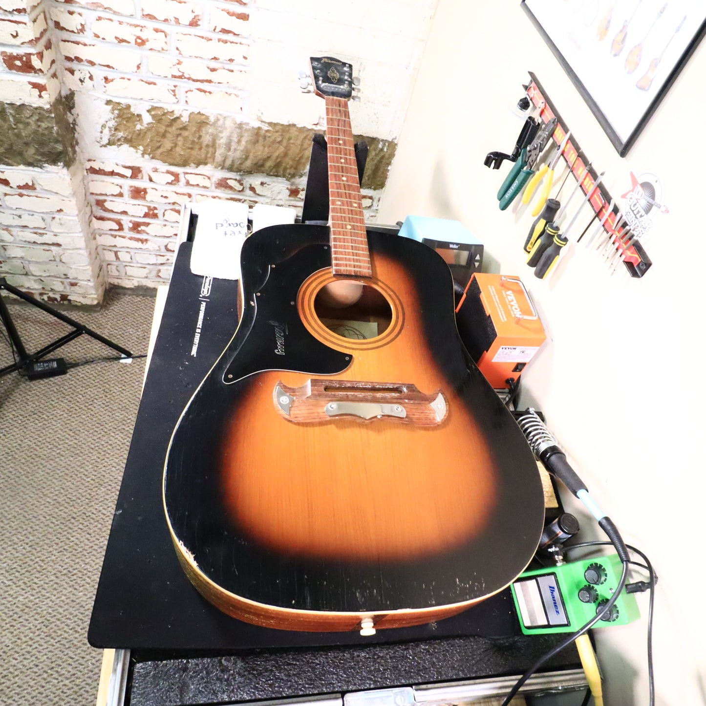 Vintage Framus Texan Sunburst Luthier Special UFix Repair