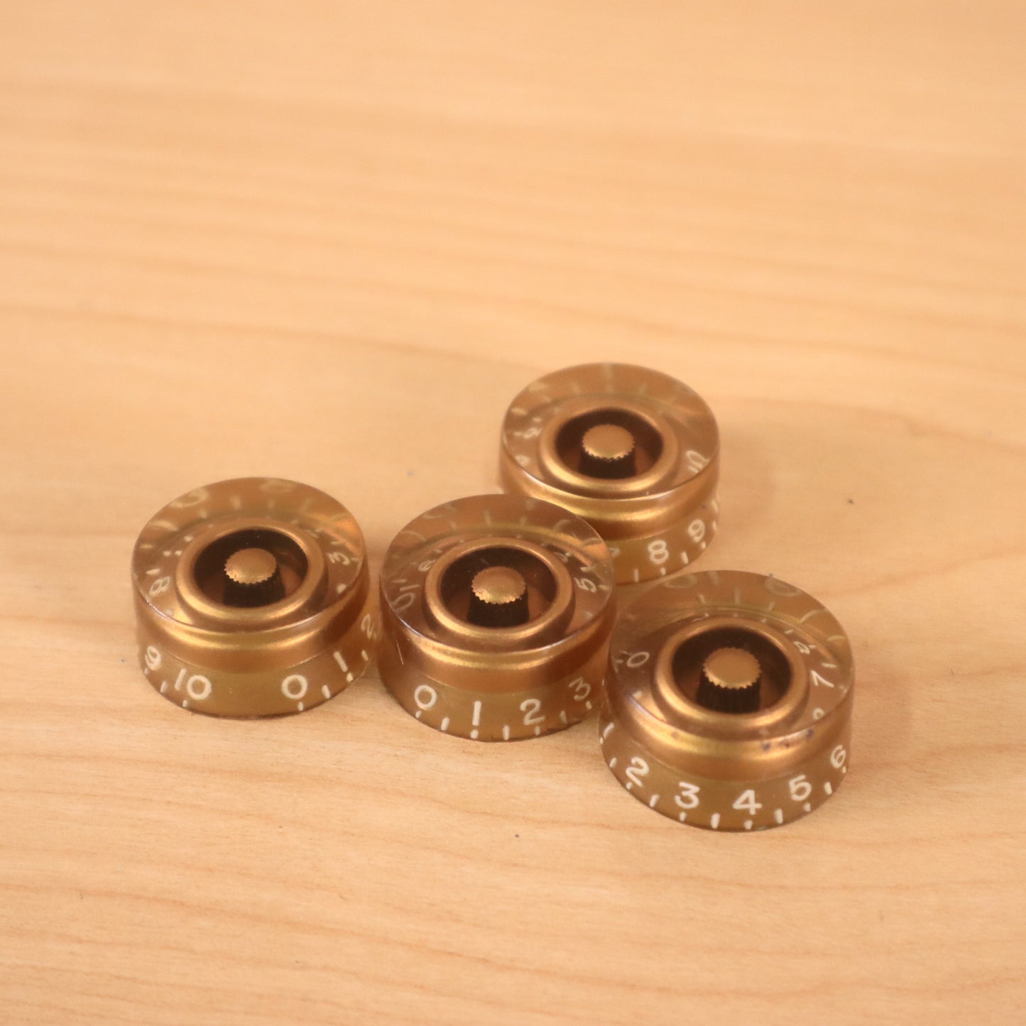 1973 Vintage Gibson Les Paul/SG/ES/L6S Control Speed Knobs Gold USA LP 1970s