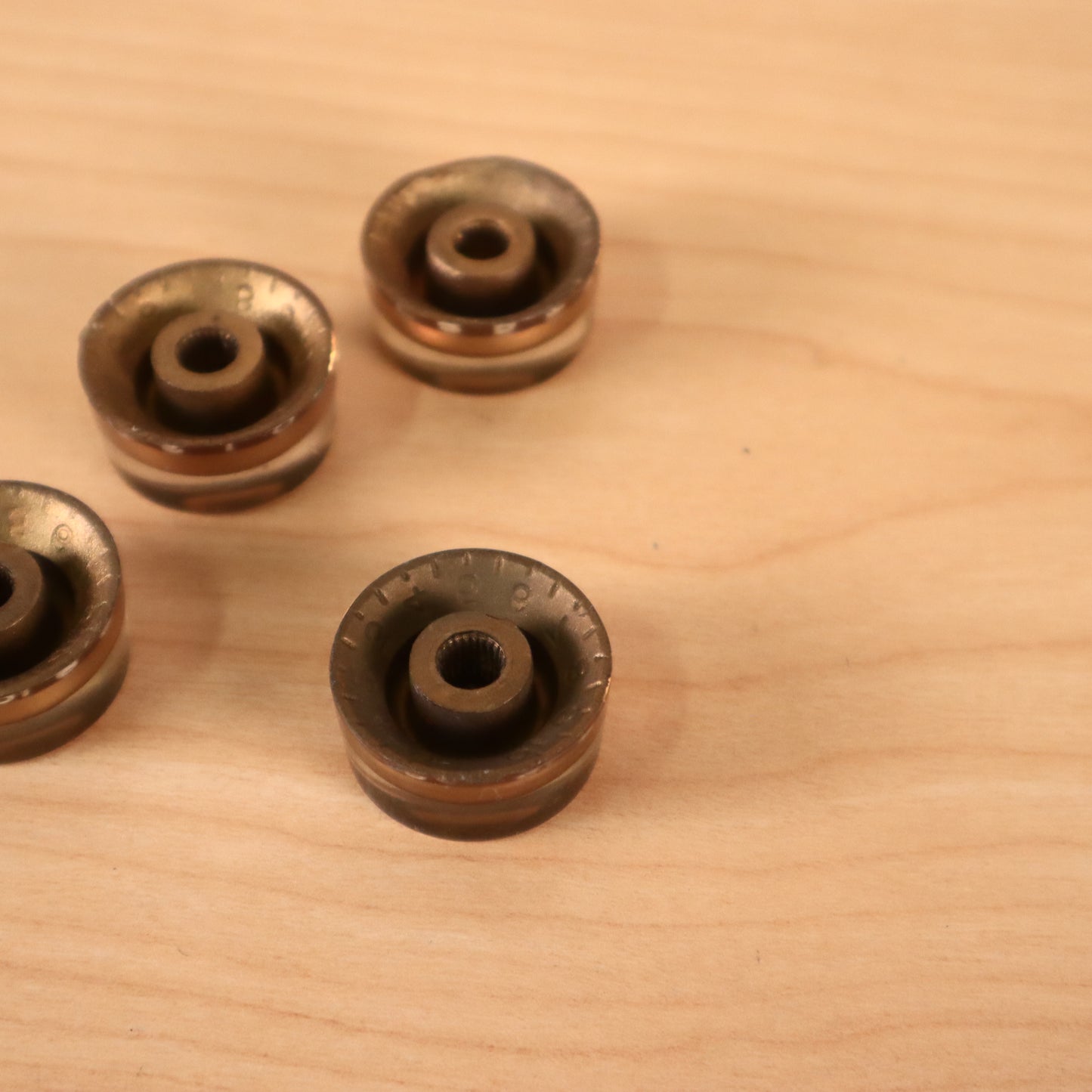 1973 Vintage Gibson Les Paul/SG/ES/L6S Control Speed Knobs Gold USA LP 1970s