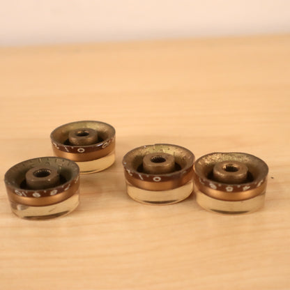 1973 Vintage Gibson Les Paul/SG/ES/L6S Control Speed Knobs Gold USA LP 1970s