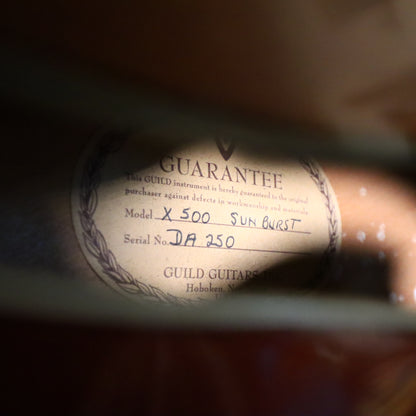 1969 Guild X-175 Manhattan Sunburst Vintage Electric Guitar