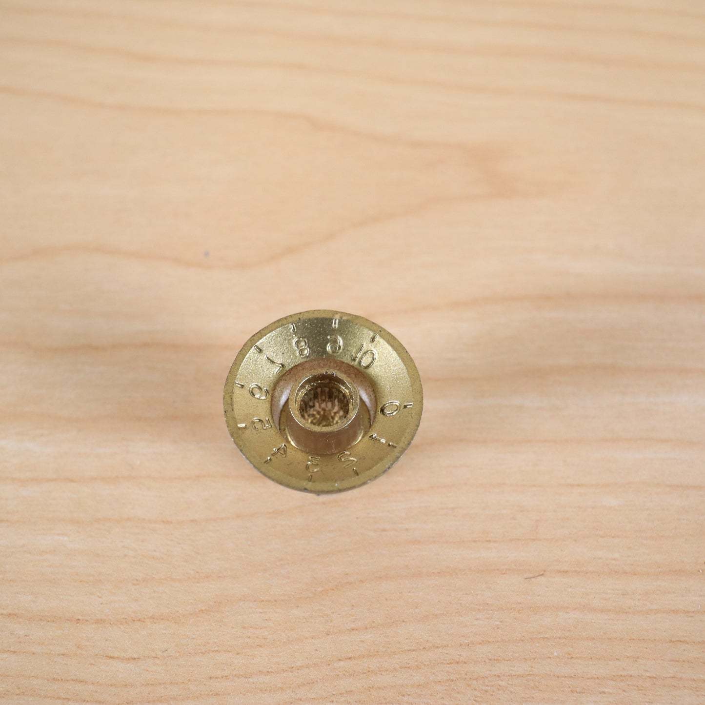 1960's Univox Teisco Guyatone Conrad - Single Gold Tone Guitar Knob
