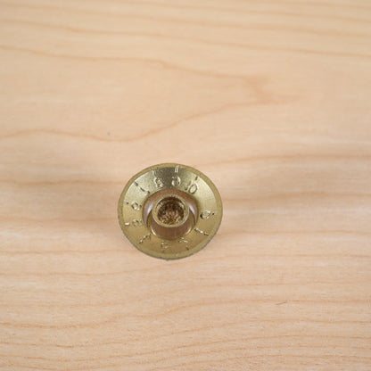 1960's Univox Teisco Guyatone Conrad - Single Gold Tone Guitar Knob